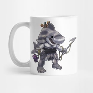 Barbarian Shark the mutant shark man. Mug